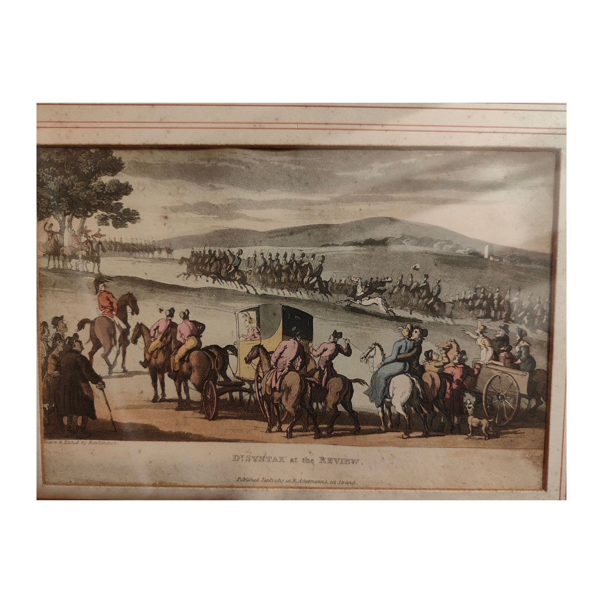Image traitée - Importante suite de 10 aquatintes originales de Thomas Rowlandson – “Dr Syntax”, Londres, vers 1810–1820 (Ackermann)
