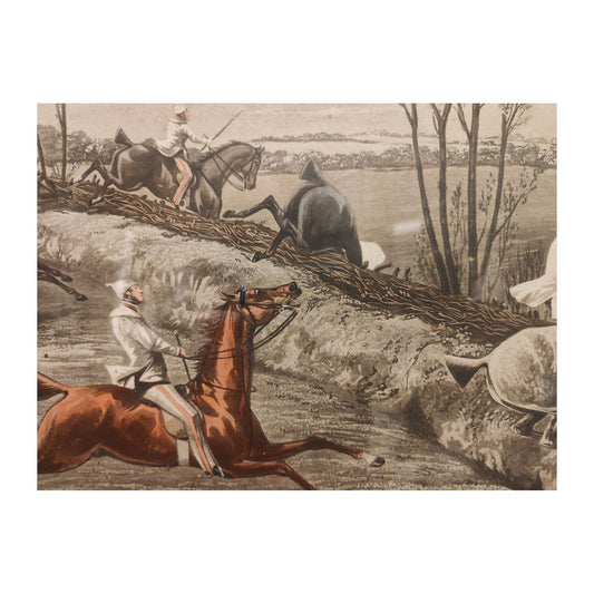 Image traitée - The first steeple chace on record-gravée par Harris dessiné par H. Alken