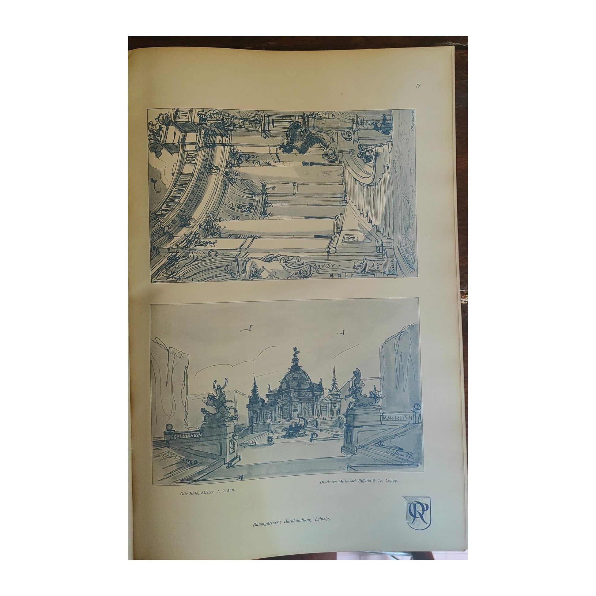 Image traitée - Skizzen von OTTO RIETH. (1858-1911) vier folgen