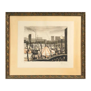 fête foraine manège -Louis Robert Antral ( 1895-1939)