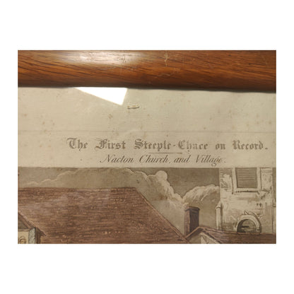 Image traitée - The first steeple chac on record-nacton church and village  Atken imp Harris