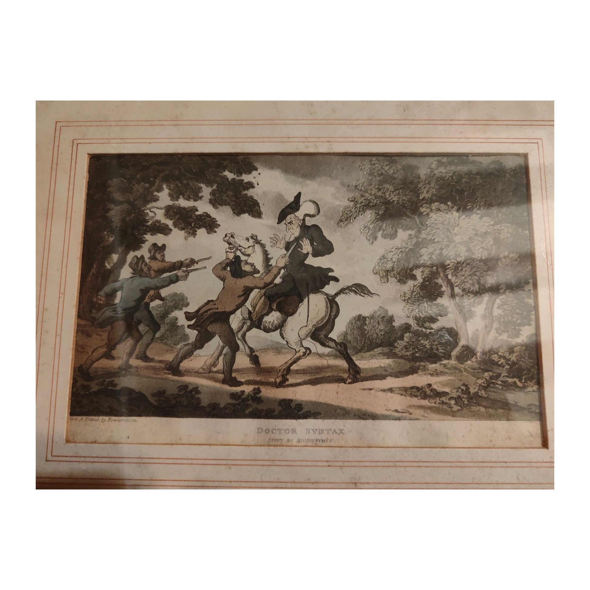 Image traitée - Importante suite de 10 aquatintes originales de Thomas Rowlandson – “Dr Syntax”, Londres, vers 1810–1820 (Ackermann)