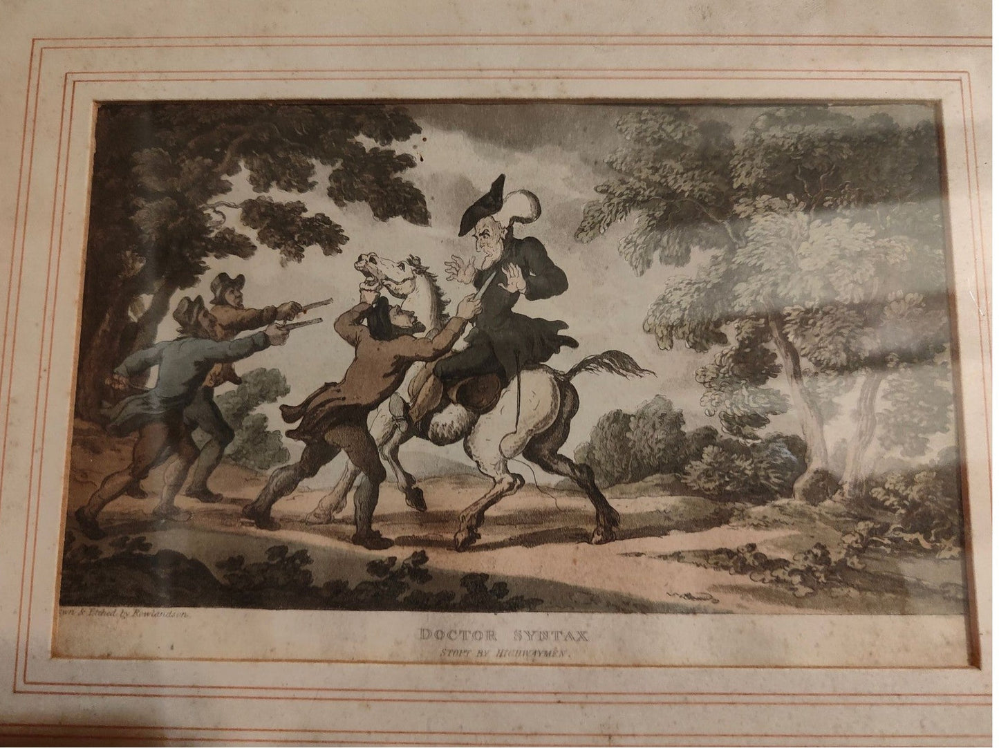Image traitée - Importante suite de 10 aquatintes originales de Thomas Rowlandson – “Dr Syntax”, Londres, vers 1810–1820 (Ackermann)