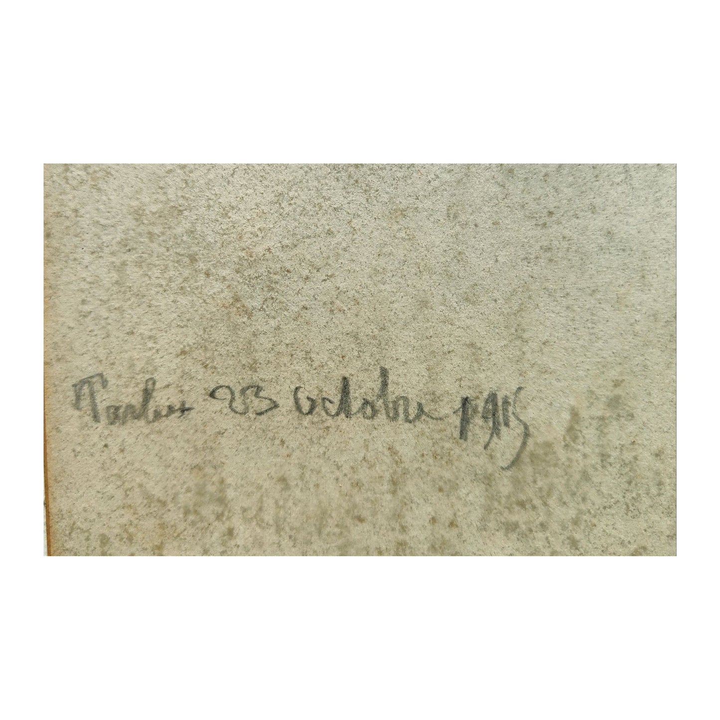 Image traitée - Portrait au crayon signature non reconnue