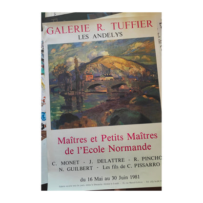 Image traitée - 11 Affiches de la galerie Robert tuffier - les Andelys- 1981-85