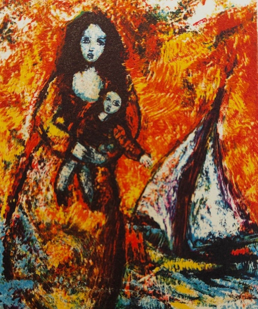 Image traitée - cartes lithographiées - raya Sorkine