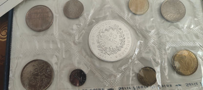 Coffret Fleur de Coin année 1974, Monnaie de Paris